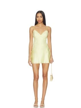 mileva ruched mini dress MORE TO COME Mileva Ruched Mini Dress in Black